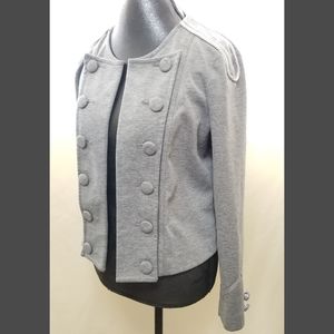 a.n.a grey military style jacket L